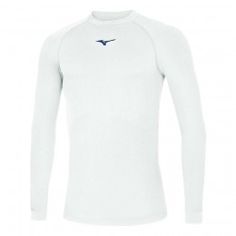 Mizuno Maglia Termica Intima Core Manica Lunga Bianco/Blu